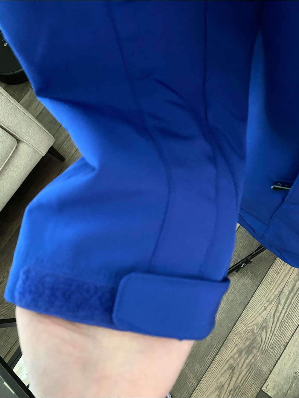 Calvin Klein All Weather Blue Hooded Women's Raincoat - Medium P - Picture 5 of 6